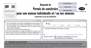 Permis de construire extension