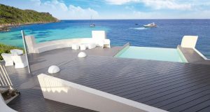 plage de piscine bois composite fiberon